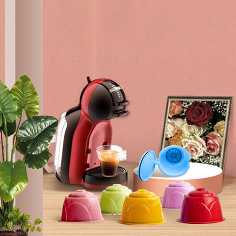Reusable Refillable Capsules Pods réutilisable de Capsule Coffee Capsule Pod Cup for Nescafe Dolce Gusto Machines Brewer