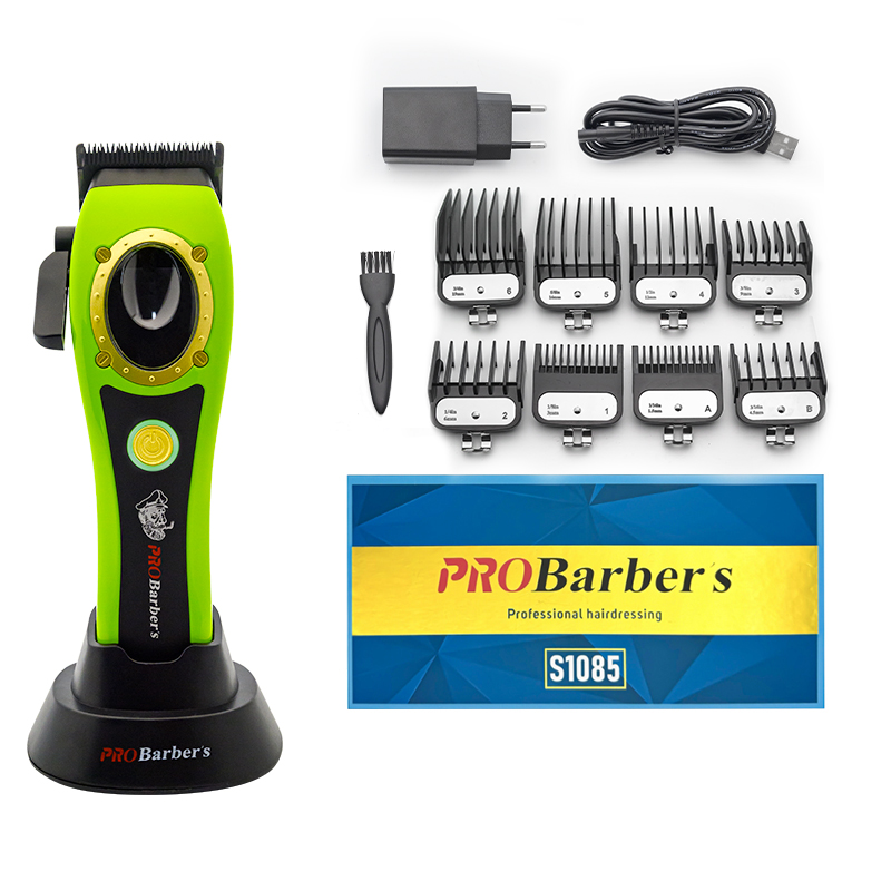 OEM 8000rpm Brush Magnetic Motor Barber Clipper Brush Hair Clipper Cordless Blade Clipper for men Hair cutting machine