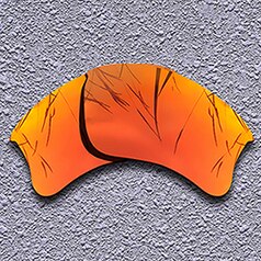 Polarisierte Ersatz Linsen für Oakley Flak Jacke XLJ Sonnenbrille-Mehrere Entscheidungen: Feuer rot