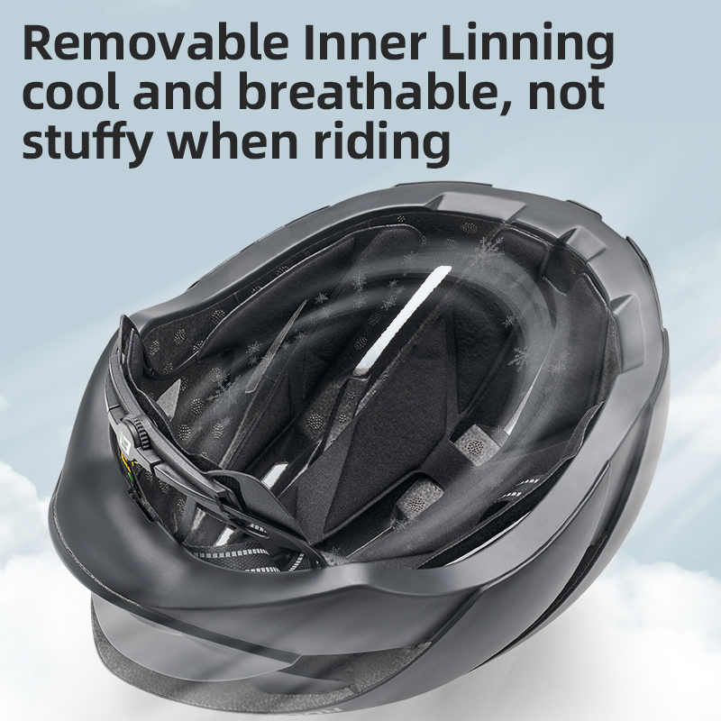 ROCKBROS Bicycle Helmet Ultralight Integrally-molded Breatheable Ventilation Aero Cycling Helmet Men Women MTB Road Bike Helmet