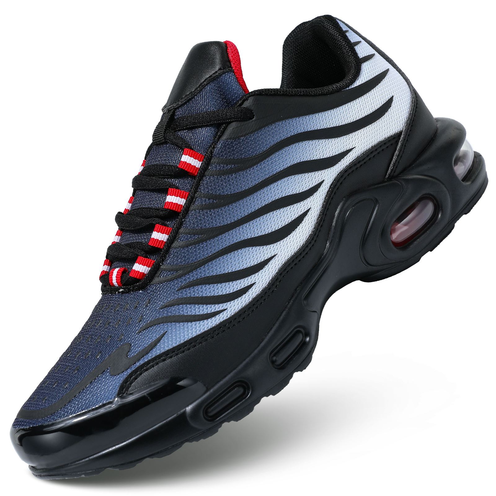 Herreløpesko air lave sko for menn basketball joggesko tennis sport fitness crosstrainere: Grå / 13