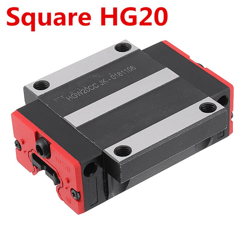 1pc HG20 Rail Slide Block Engraving Machine Slider Engraving Machine Accessories For SBR Series Linear Rails: Square HG20