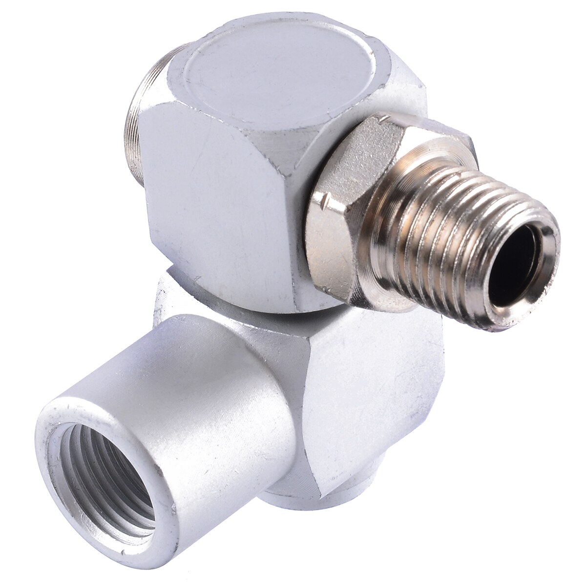 Pneumatic Conversion Universal Joint 360 Swivel Air Hose Connectors Fittings 1/4 Inch Air Hose Adapter Hardware Parts