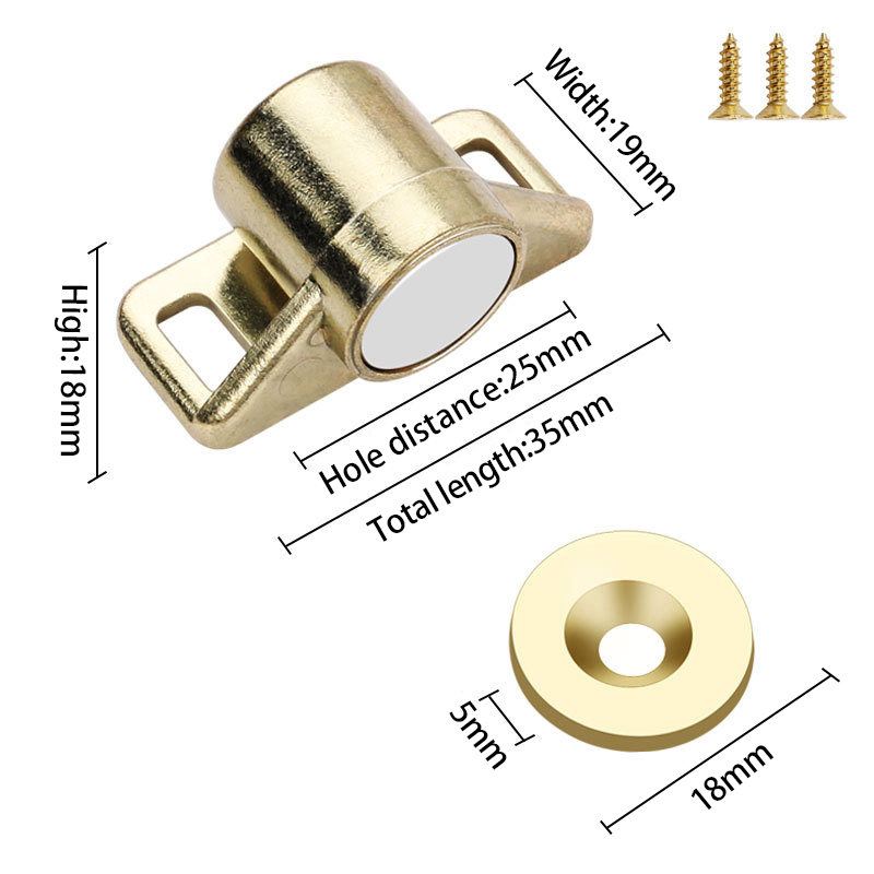 Magnet skåpdörr spärr magnetisk möbel dörrstoppare starka superkraftiga magneter spärr hem hårdvara möbler