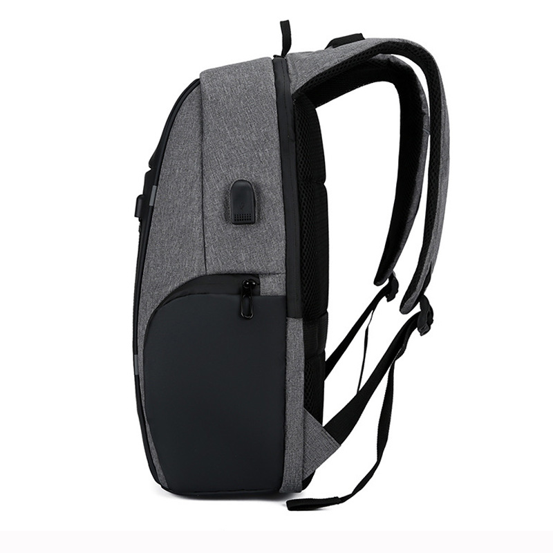 Sac à dos hommes USB charge étanche sac à dos pour ordinateur portable femmes décontracté Oxford mâle sac d'affaires 15.6 pouces ordinateur portable sacs à dos