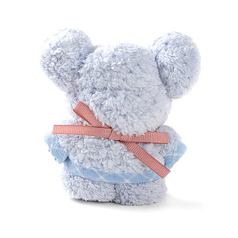 Baby Bath Towel Bear Cake Shape Quick-Dry Face Towel Solid Washcloth Wedding Animal Square Hooded Bath robe: Blue 3