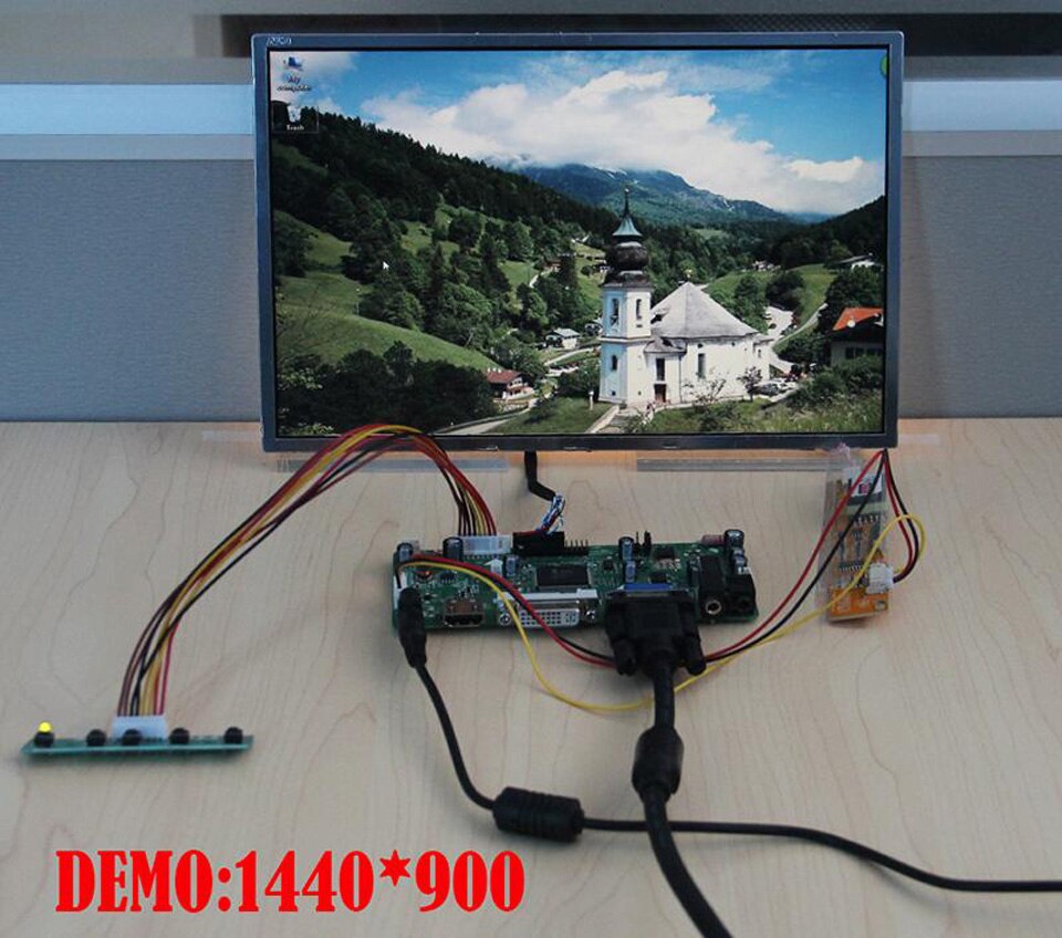 kit for LP150X08 TL A3 30pin 1024x768 Controller Board moitor HDMI+DVI+VGA M.NT68676 Display panel LCD Audio