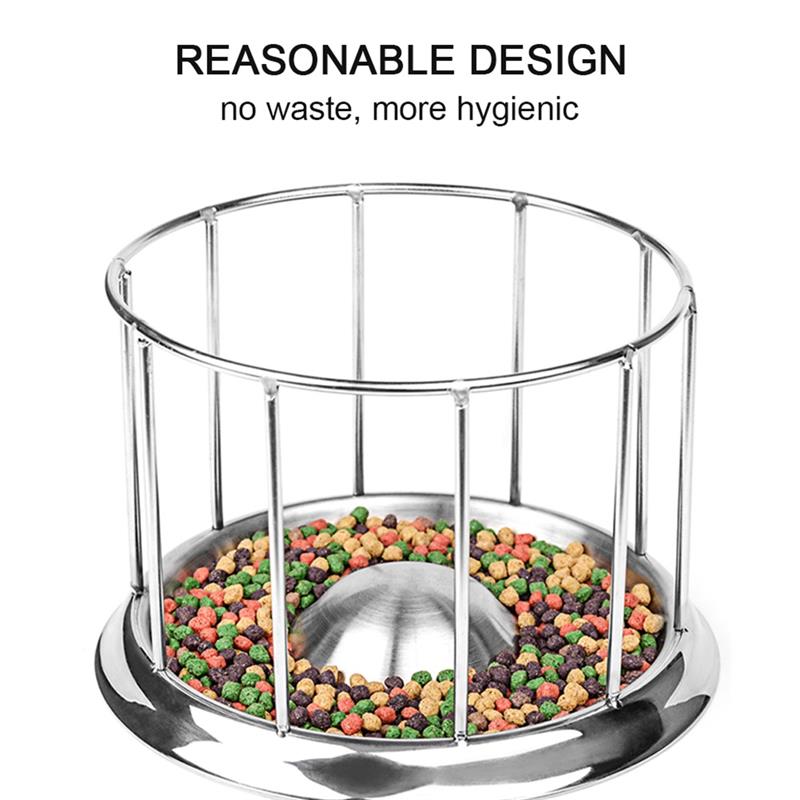 Stainless Steel Turtle Feeder Bowl Basin Food Dispenser Feeding Tool Multifunction Reptile Pet Supply Turtle Water Dish