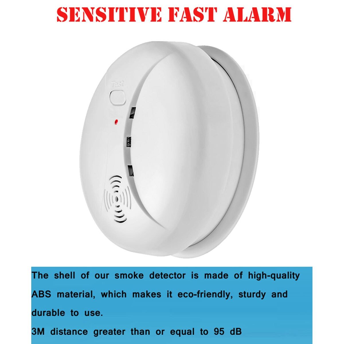 Røyk branndetektorer 433 mhz trådløse detektorer alarm hjem sikkerhet alarm system røykvarsler sensorer sett