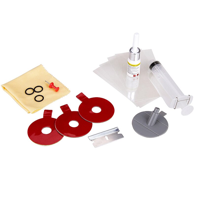 Car Windscreen Repair Kit Glass Windshield Restore Repairing Tools Set UV Light DIY Car Auto Kit Glass for Chip Crack: A Set