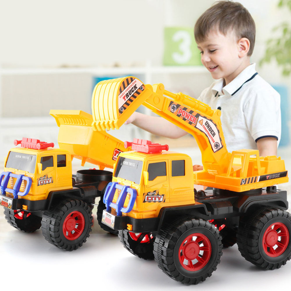 Grappige Auto Speelgoed Baby Grote Simulatie Techniek Speelgoed Graafmachine Model Tractor Speelgoed Dump Truck Model Auto Speelgoed Mini Kids