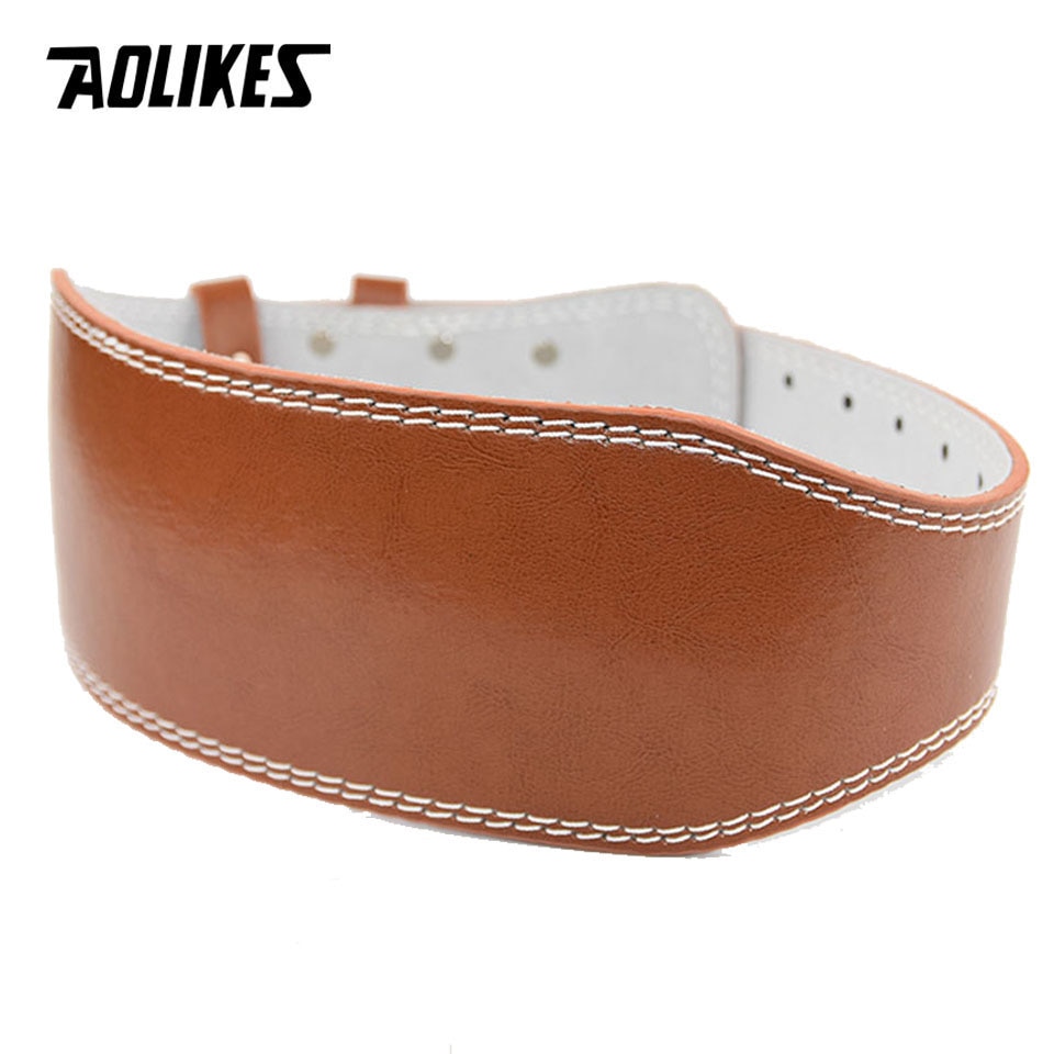 AOLIKES Wide Weightlifting Belt Bodybuilding Fitness belts Barbell Powerlifting Training waist Protector gym belt for back