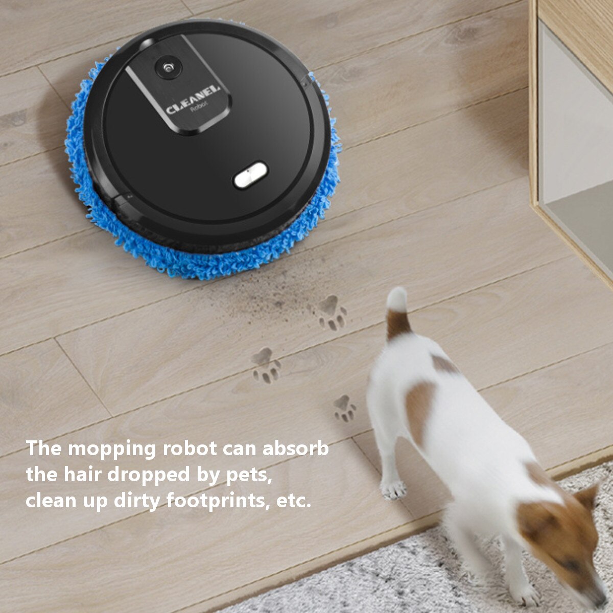 Volledig automatische veegrobot slimme impregneerrobot usb-oplader droog en nat sproeien dweil spray aerosol desinfectie