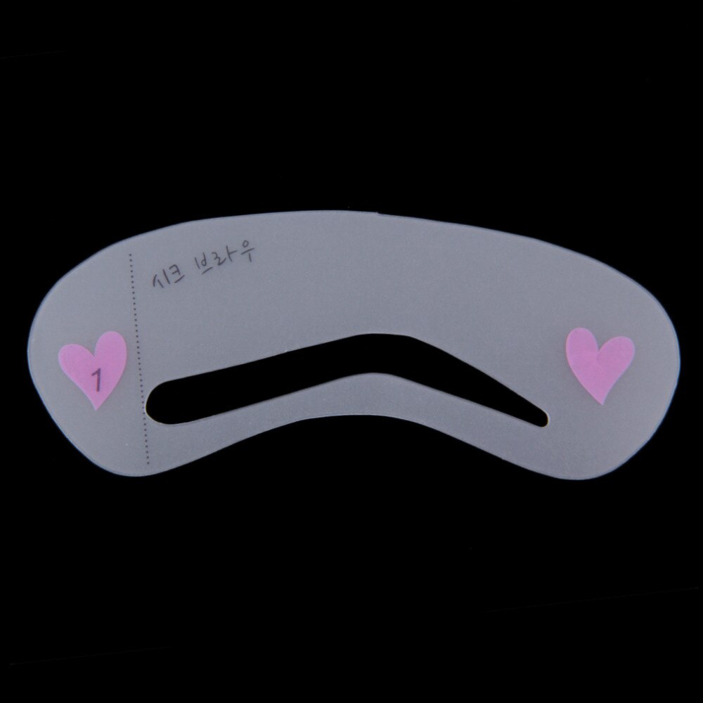 Herbruikbare 3 pcs Grooming Shaping Assistent Verzegelde Template 3 stijlen Wenkbrauw stencils Tekening Kaart Brow Make-Up Top