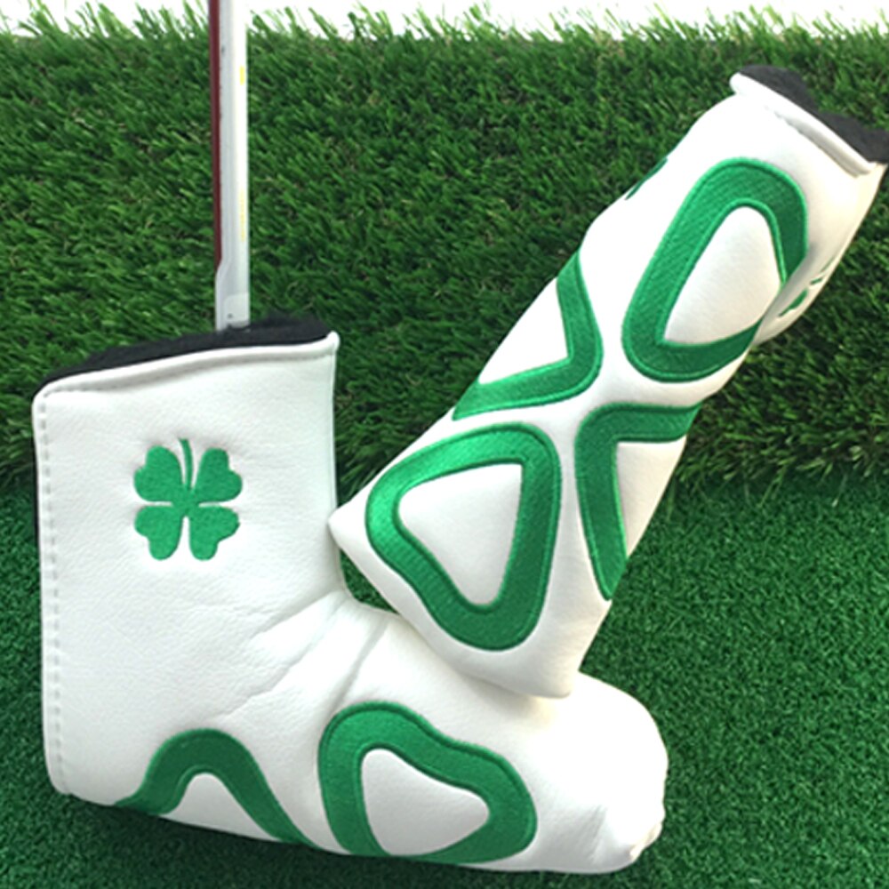 1Stck Golf Kopf Abdeckungen PU Verein Zubehör Golf Putter Abdeckung Headcover für Klinge Golf Verein Kopf Abdeckungen Zubehör