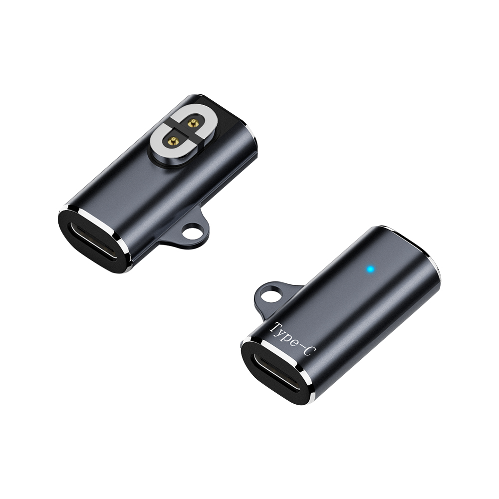 Magnetische oplader Type-C oplaadadapter voor After Shokz AS800 S810 AS803 OpenRun Pro Mini OpenComm beengeleidingshoofdtelefoon: WHITE