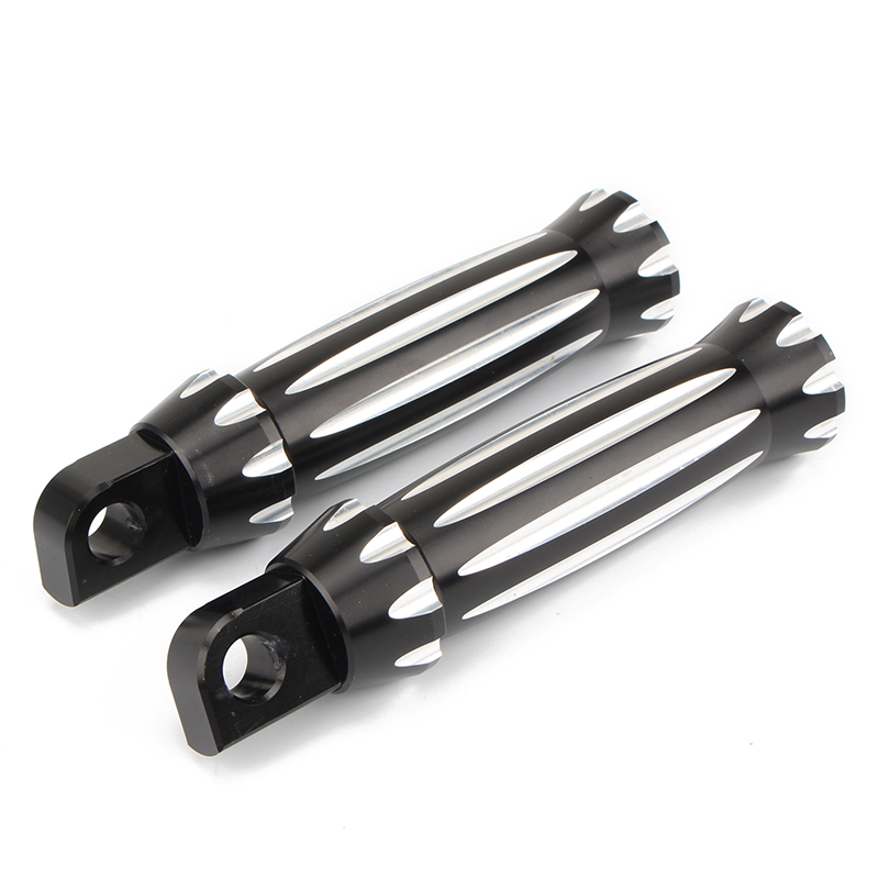 Male Mount Motorcycle Front Rear Foot Peg Footrest Pedal For Harley Sportster Iron 883 Touring Road King Dyna Softail Fatboy: black