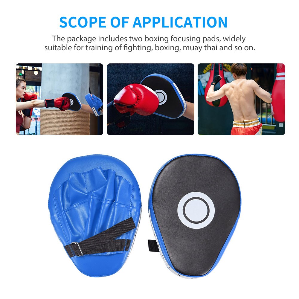 Boxing Focusing Pad PU Leather Kick Punching Bag Boxing Pads Karate Focus Pad Muay Thai Boxings Pad Training Fitness Tool