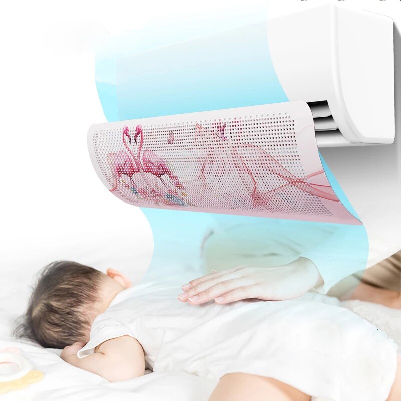 Air Conditioner Wind Deflector Baffle Wind Shield Air Guide Cover Home Airco Deflector Cover Wind Baffle Evenly Guide The Wind