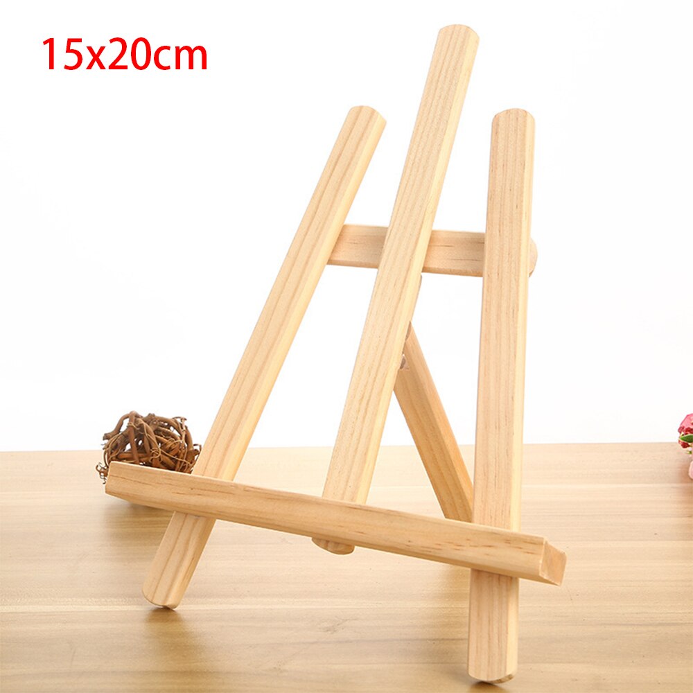 Tablet Stand Voor Ipad Xiaomi Samsung Huawei Kindle Desktop Verstelbare Houten Houder Mini Schildersezel Tablet Accessoires: 15x20cm