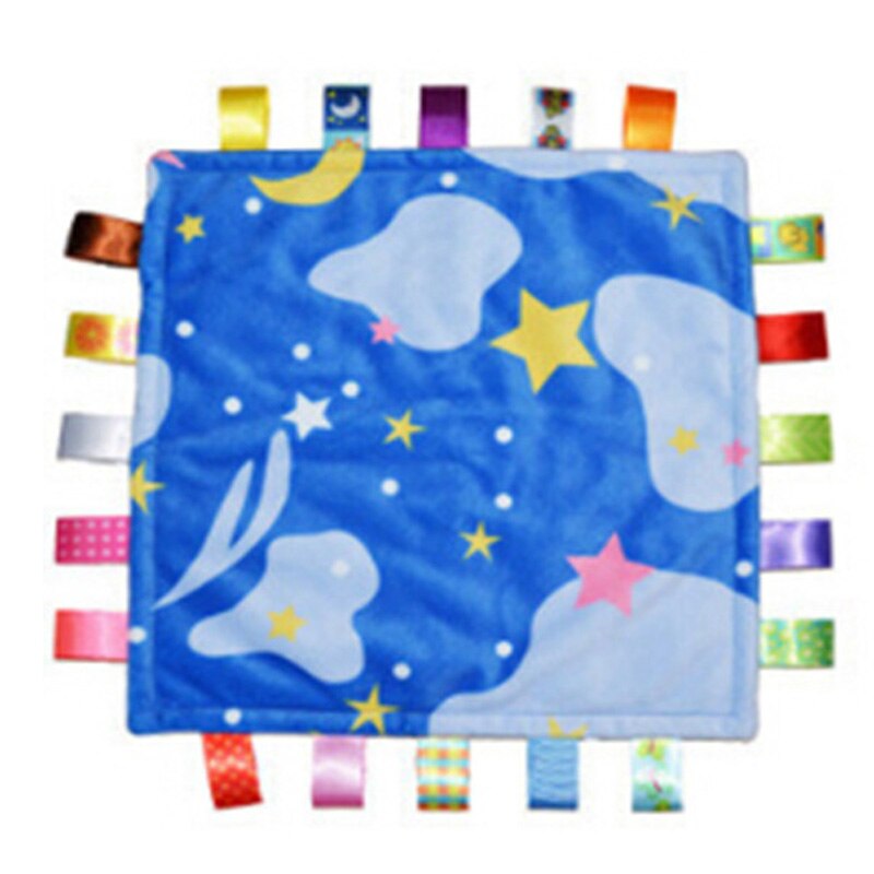 27*27 CENTIMETRI super morbido di Crepitio Del bambino 0M + Peluche Lenire Educativi Giocattolo Asciugamano Confortante Coperta di Sicurezza