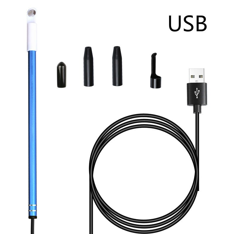 Digital Wifi Otoscope Camera 5.5mm Wireless Ear Inspection Endoscope Visual Ear Cleaner Tool for Android PC IPhone IOS