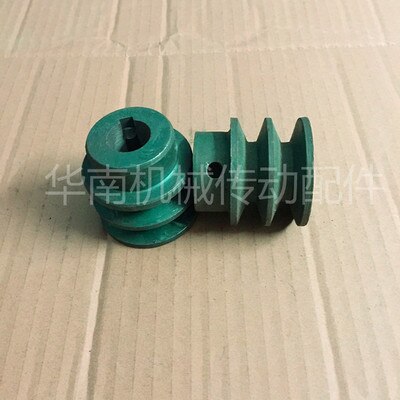 V-belt pulley B2 cast iron pulley model complete B with double groove inner hole 28 motor pulley