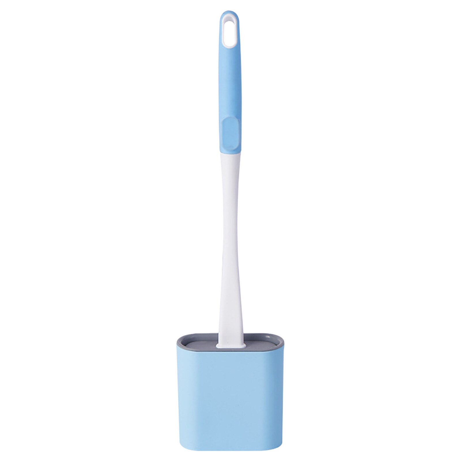Wc Borstel Water Lekvrije Met Base Siliconen Wc Platte Kop Flexibele Zachte Haren Borstel Met Sneldrogend Houder Set