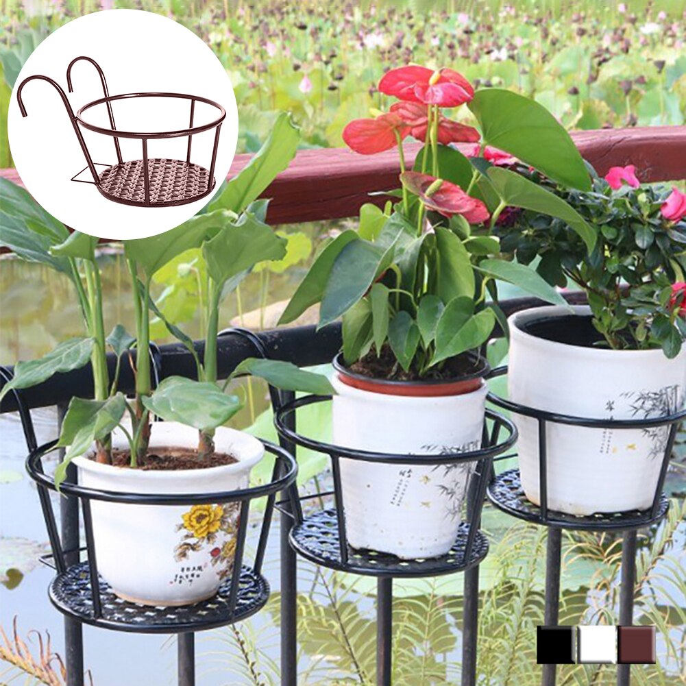 Plant bloem balkon tuin bonsai pot ijzeren rek bloempot houder haak beugel