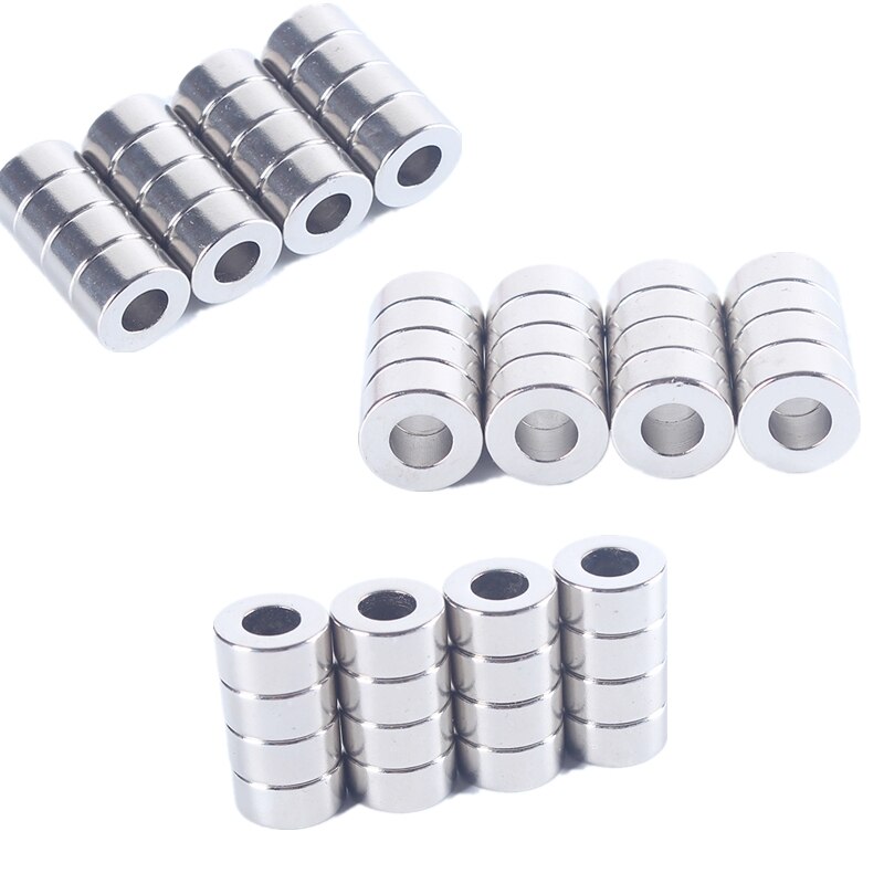 Ring Magneet Dia. 12.7X6.35X6.35 Mm 1/2 "Odx1/4" Id X1/4 "N52 Ndfeb Krachtige ring Magneten Corrosiebestendigheid