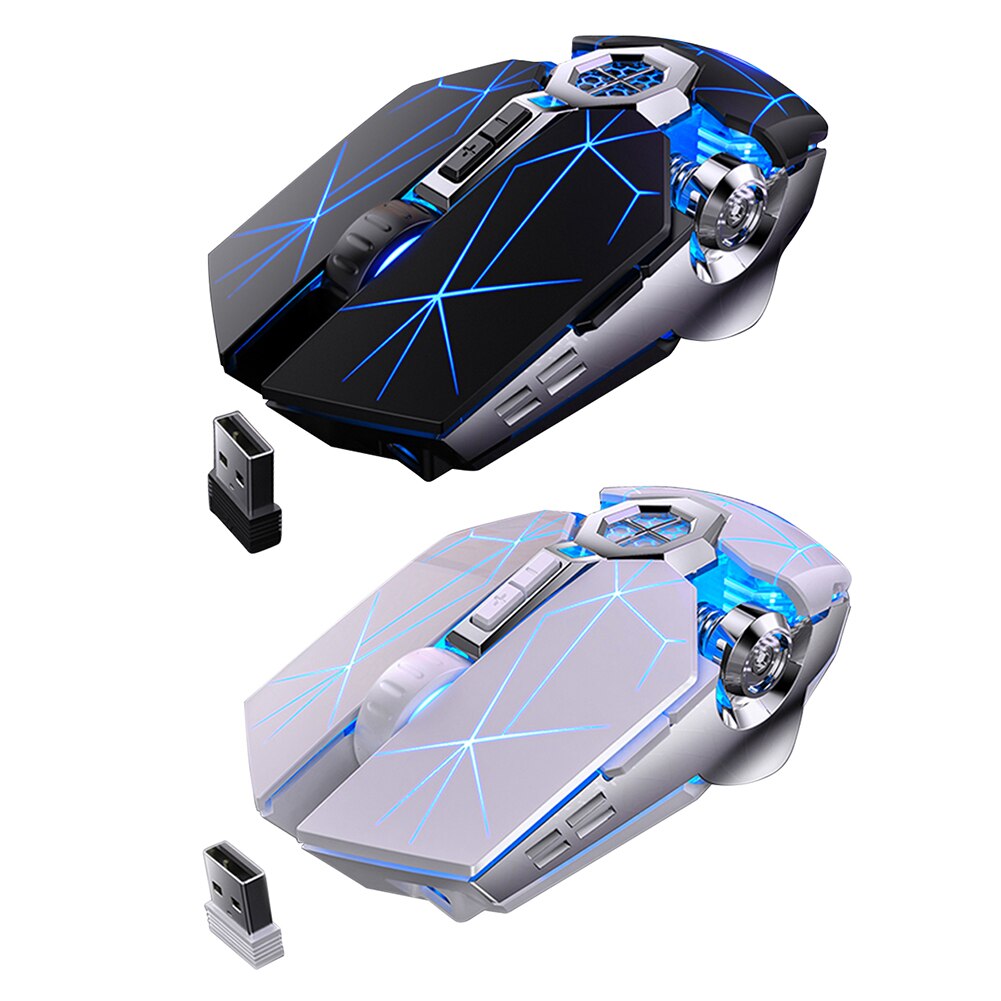 1600 DPI Receiver Silent Mechanical Mouse Laptop Optical Mouse 7 Button 1600 DPI USB Game Mute Mechanical Mice