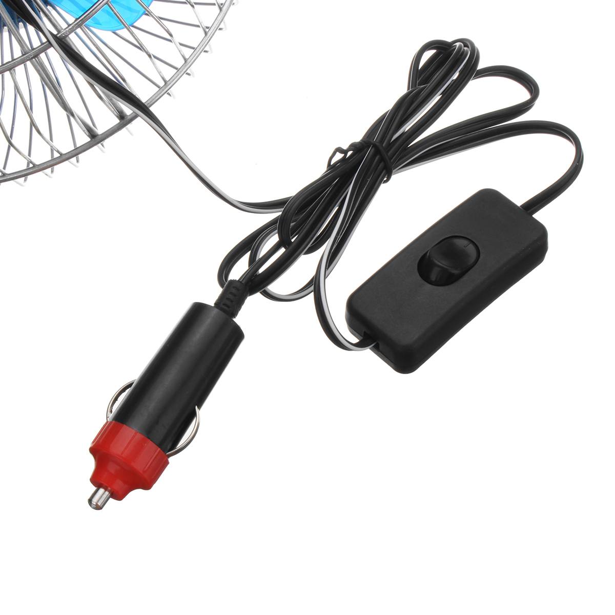 DC 12V 6 Inch Mini Electric Auto Car Fan Low Noise Clip-on Summer Cooling Fan Truck Vehicle Wind Air Cooler Conditioner Fans