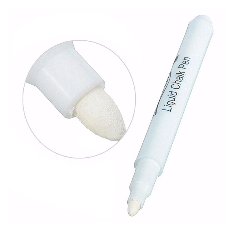 Stylo marqueur à craie blanche, 1 pièce, pour fenêtres en verre, tableau noir, stylo de fenêtre, blanc utilisé sur le tableau noir à l'encre C1C3: Default Title