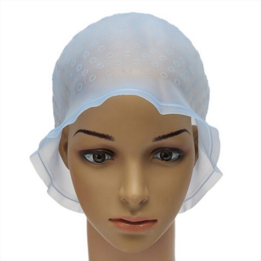 Gjenbrukbar salong hårfarge farge highlighting dye cap for hair extension styling verktøy frisør skjønnhet frisørsalong: Himmelblå