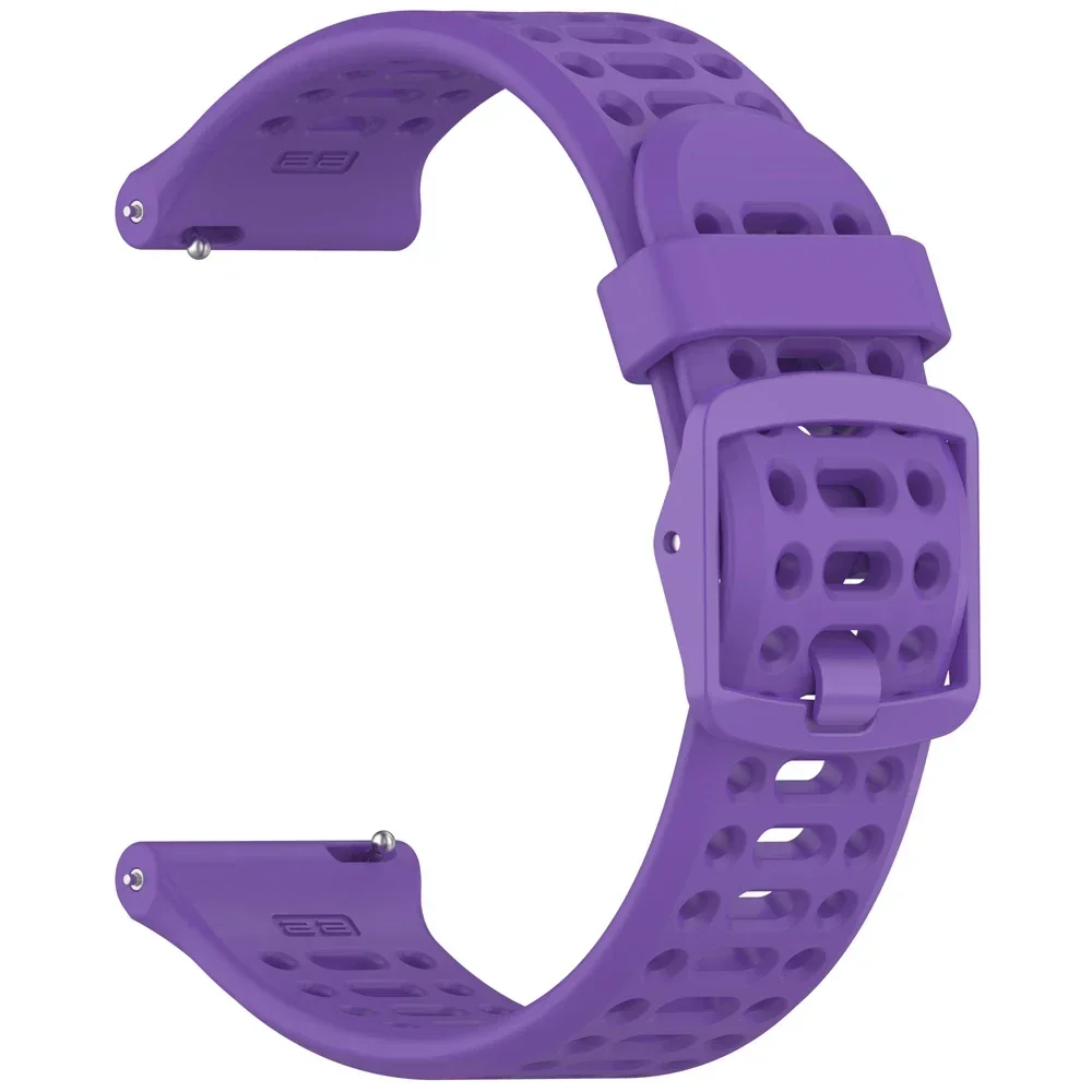 Hengittävä ranneke 20mm amazfit active 2 square/active 44mm -kellolle, gts 4 2 mini/bip 3 pro/gtr 42mm -kellolle, silikoninen urheiluranneke: Valkoinen valotappi