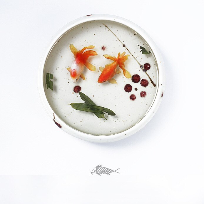 Resin Goldfish Sticker 3D Resin Goldfish Sticker Material Sticker Crystal Epoxy Goldfish Painting