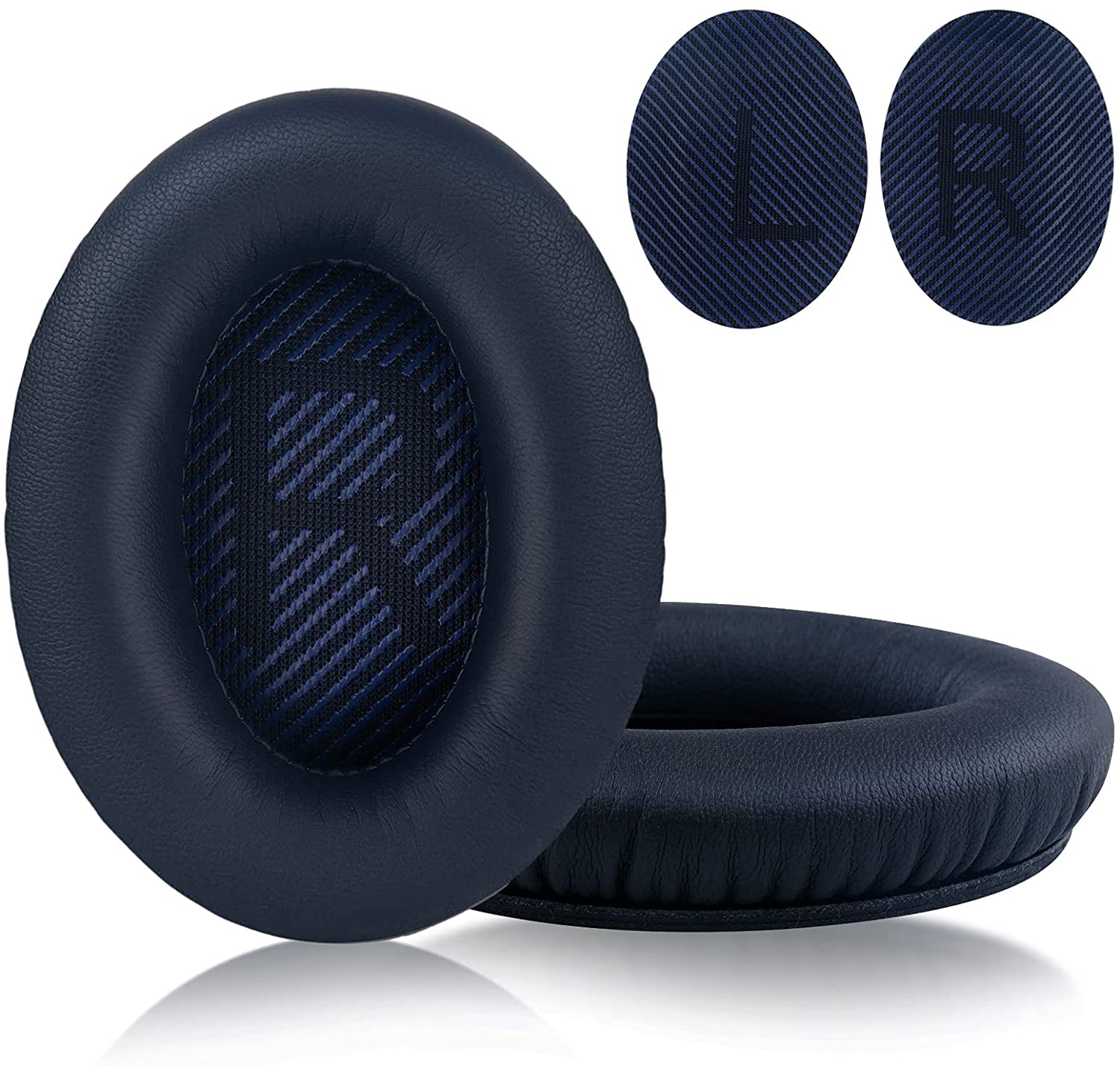 Vakiona korvaavat korvatyynyt bose quiet comfort 35 (qc35)  - ja quietcomfort 35 ii (qc35 ii)  -kuulokkeille: Sininen