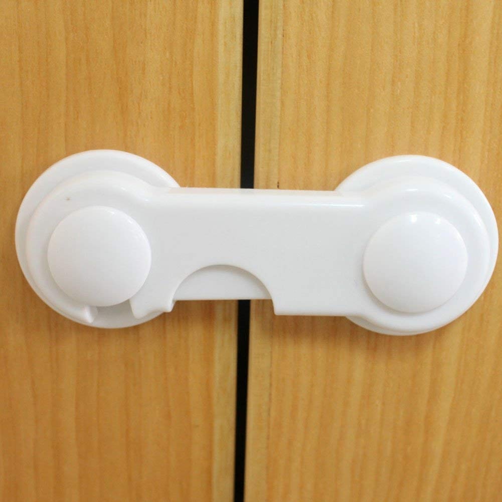 4 Stuks 98*38Mm Plastic Kast Lock Kind Veiligheid Bescherming Baby Veiligheid Koelkast Veiligheidsslot Ladeblokkering Veiligheid voor Baby