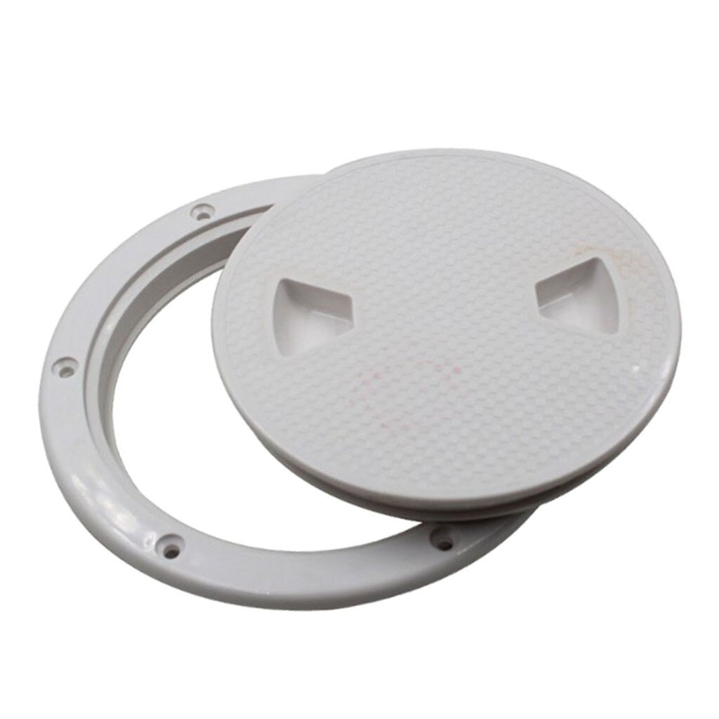 White Boat Detachable Round 4' Deck Inspection Hatch Plate For Yacht Marine