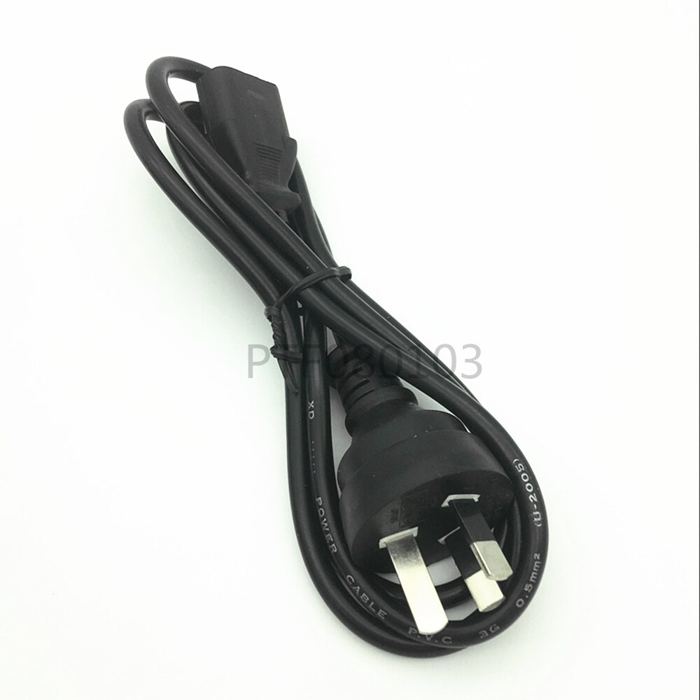 1pcs Universal 3 Prong Power Cord Cable 1.2M UK Plug / EU Plug / US Plug / AU Plug for Desktop Printers Monitors