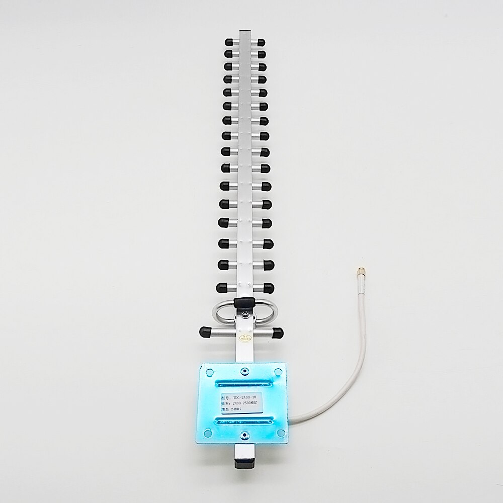 Antenne Yagi 24dbi à Gain élevé pour l&#39;extérieur, 2.4ghz, 2300-2700MHz, 3g, 4g Lte, SMA-Male, avec câble de 0.3M/1.5M/3M/5M