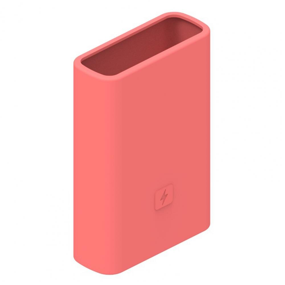 Schutzhülle für powerbanks, staubdichte silikonhülle – flexible, strapazierfähige und weiche silikonhülle: Rosa