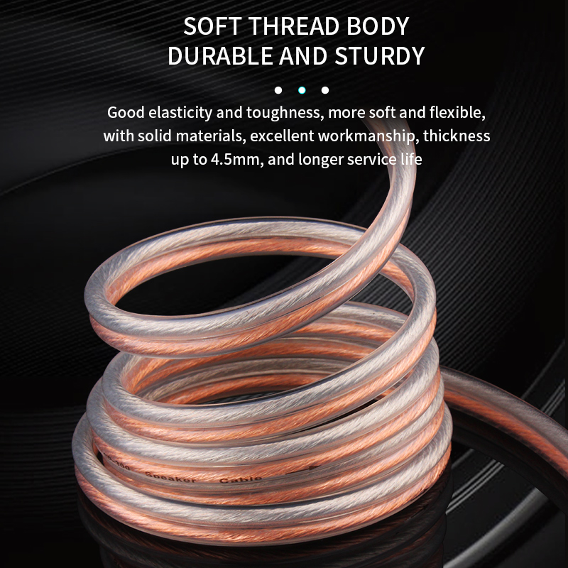 ​HiFi RCA Speaker Cable Bare Wire With Replaceable Plug Speaker Wire To RCA Plug Connector Adapter To Bare Wire