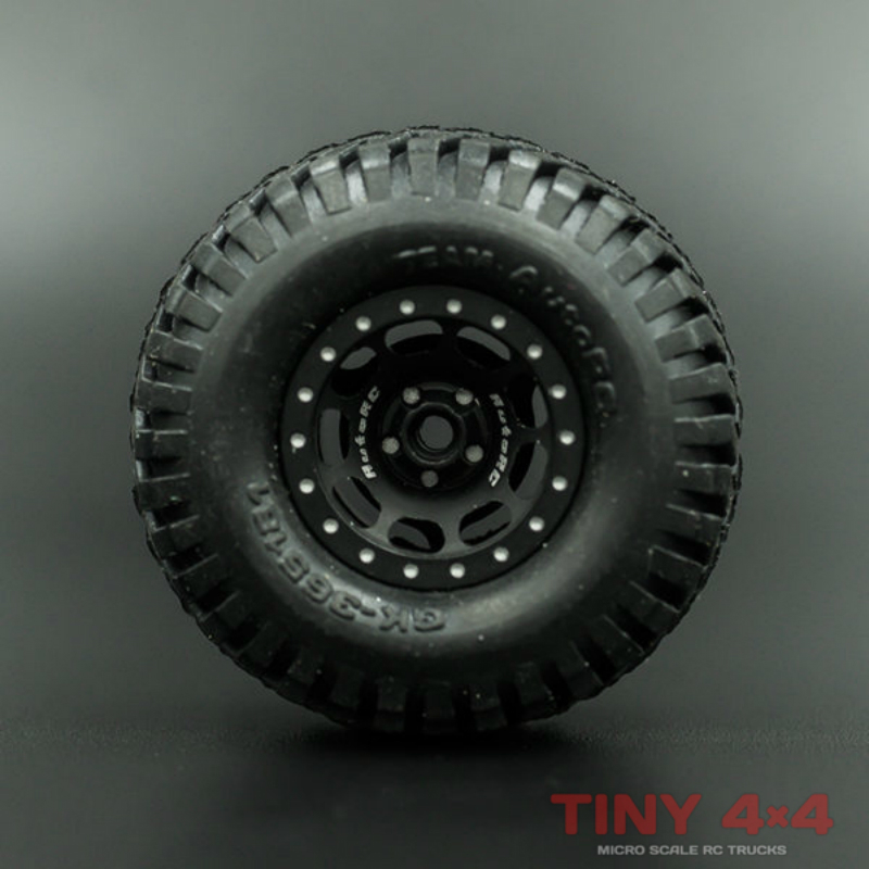 AutoRC Geko 1/24 GK-24 share part rc cars Alloy Beadlock GK-9P18B Wheels #AU02702