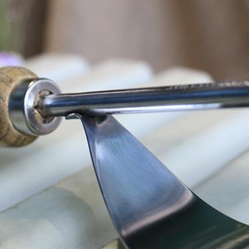 1Piece Manual Weeder Fork Stainless Steel Wood Handle Gardening Weeding Tool Garden Transplanting Digging Tools