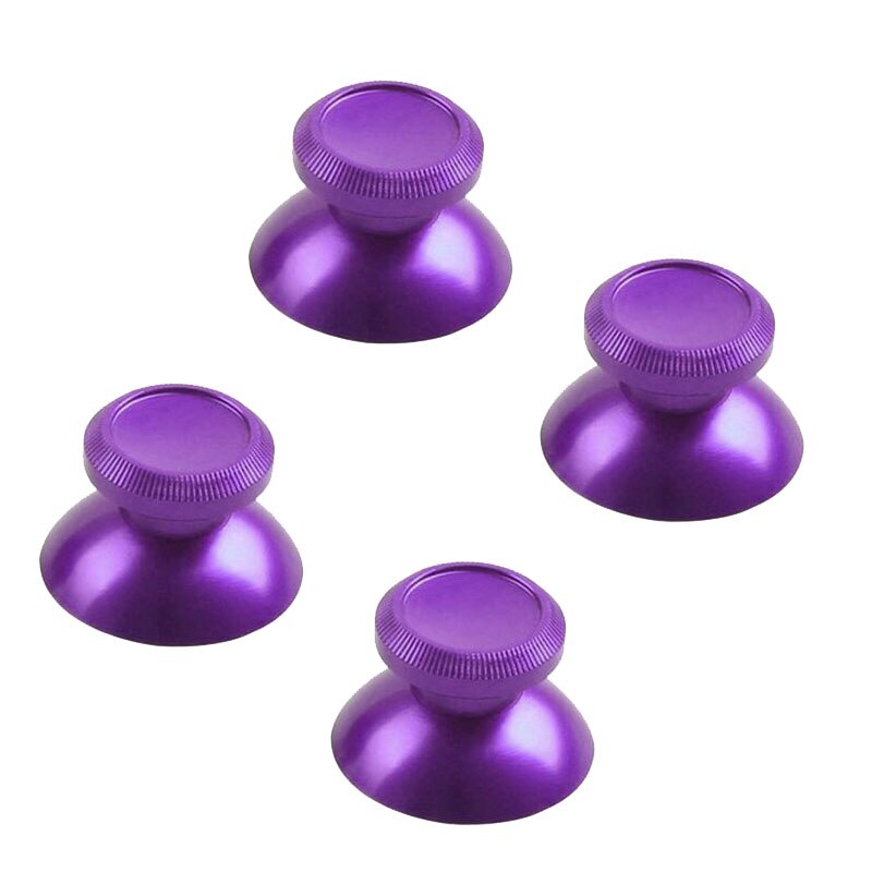 Aluminium Metalen 3D Analoge Joystick Thumb Stick Grips Caps Vervanging Reparatie Voor Playstation 4 PS4 Xbox One Gamepad Controller: Purple