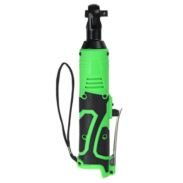 28V 90N.m Cordless Electric Wrench 3/8" Ratchet for Makita Battery Rechargeable Scaffolding Right Angle Wrench Tools: Fluorescent green