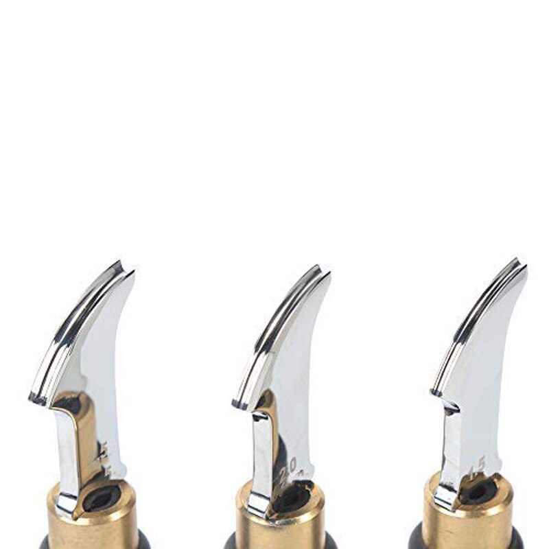 Leather Edge Creaser Leather Edge Creasing Tool, Edge Marking Leather Craft Black Wood Handle Tools,3 Packs(1.5+2+2.5mm)