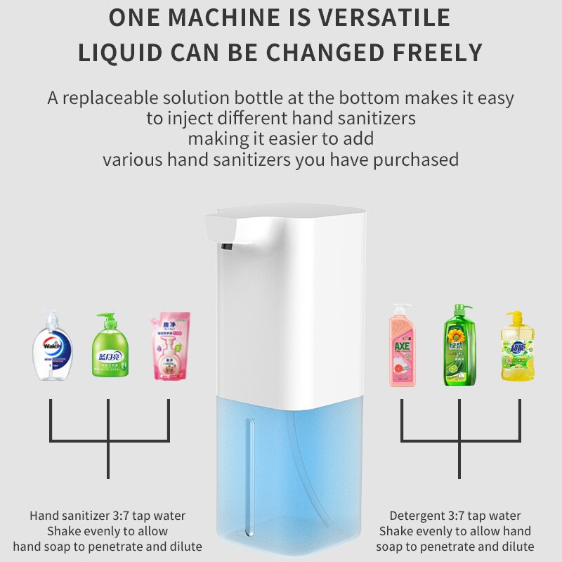 Automatic Soap Dispenser Smart Touchless Sensor Liquid Foam Soap Dispenser Intelligent Induction Hand Wash Sanitizer Bottles