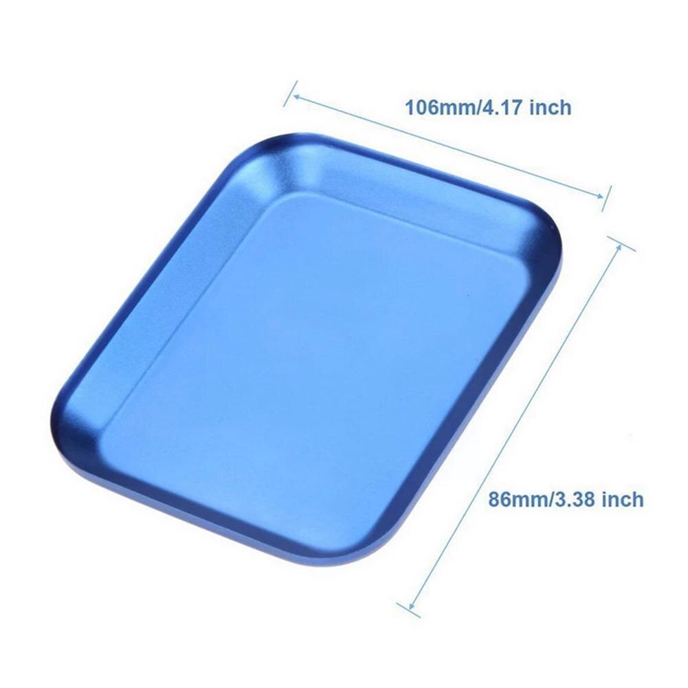 Screw Tray Magnetic Screws Tray Dish Bowl For Garage Bolts Nuts Hardware Organizer Bits Storage Mini Plate Parts Box G6s7